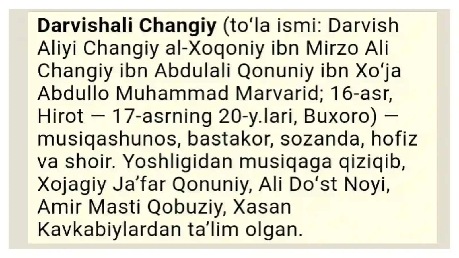 Darvish Ali Changiy musiqaga bag'ishlangan risolalar 3