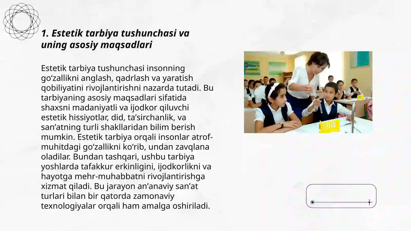 Art pedagogika texnologiyalari vositasida boshlangʻich sinf oʻquvchilarini estetik tarbiyalash 3