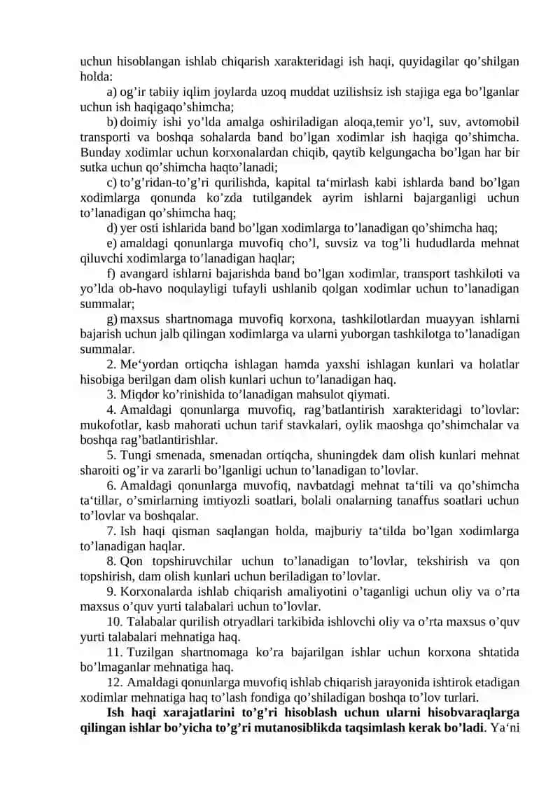 Moddiy, mehnat haqi va ustama xarajatlar hisobi 3