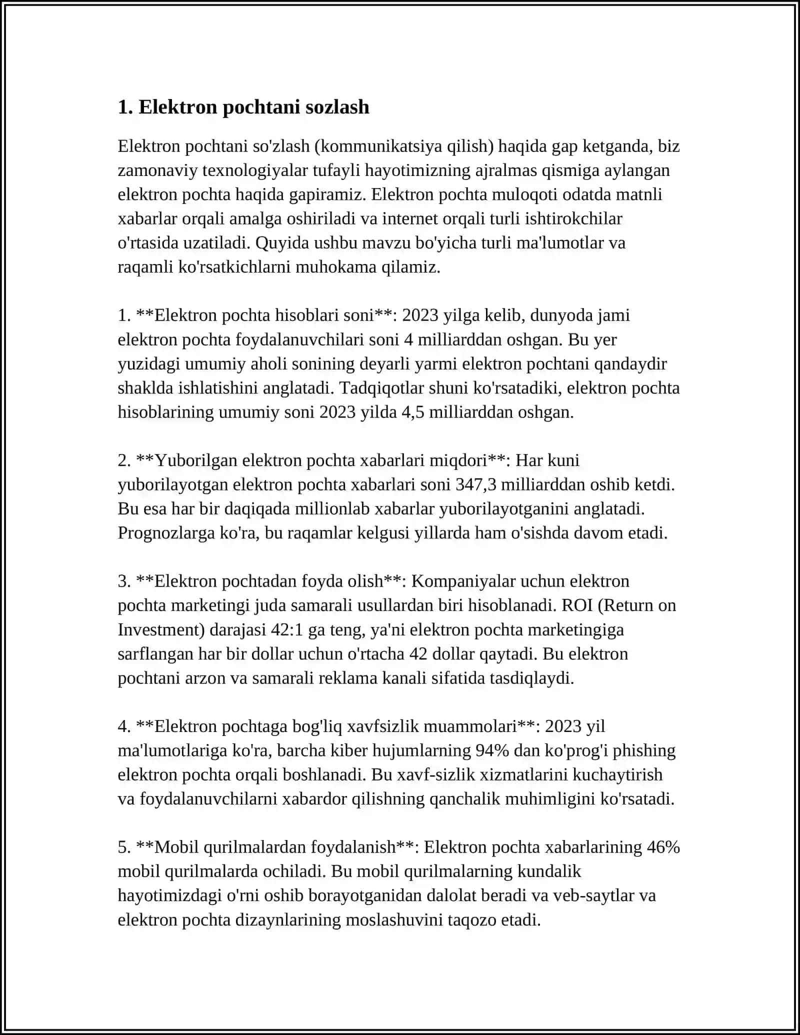 ELEKTRON POCHTA BILAN ISHLASH AXBOROTLARNI ILOVALAR BILAN JO'NATISH VA QABUL QILISH USULLARI IJTIMOIY TARMOQLAR VA ULARDAN MA'LUMOT ALMASHISH 3