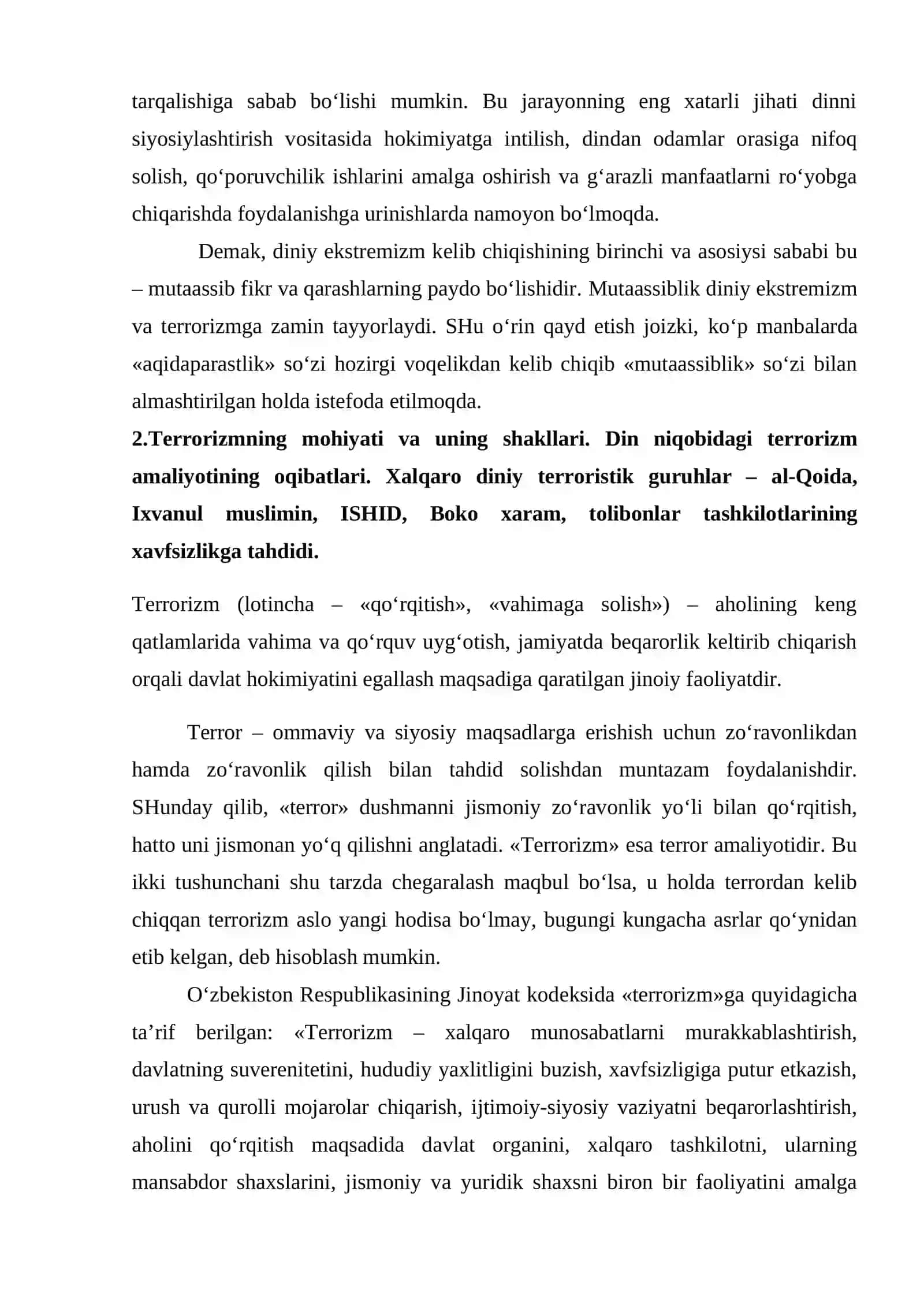 Diniy Fanatizm va Terrorizm 3