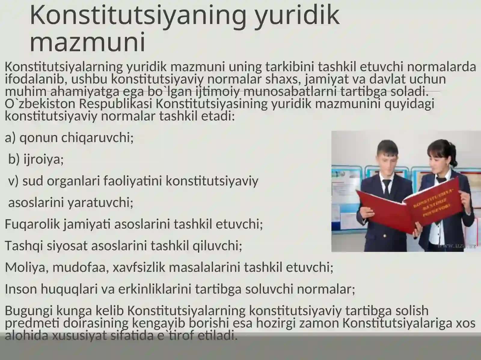 Konstitutsiyaning yuridik xususiyatlari 3