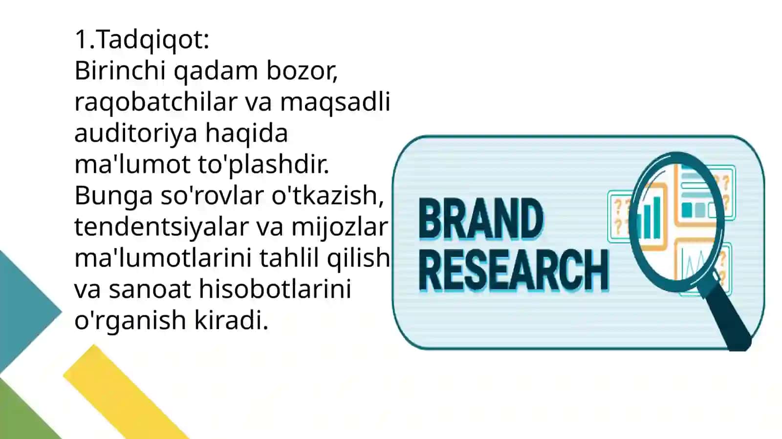 BRENDNI LOYIHALASHTIRISH BOSQICHLARI 3