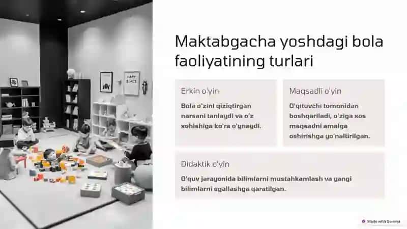 O'yin - bolalarning rivojlanishidagi ahamiyati 3