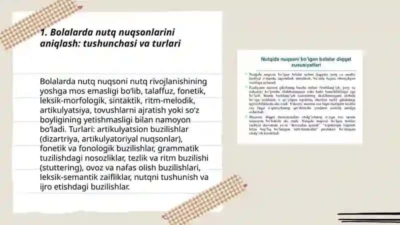 Bolalarda nutq nuqsonini logopedik tekshirish 3
