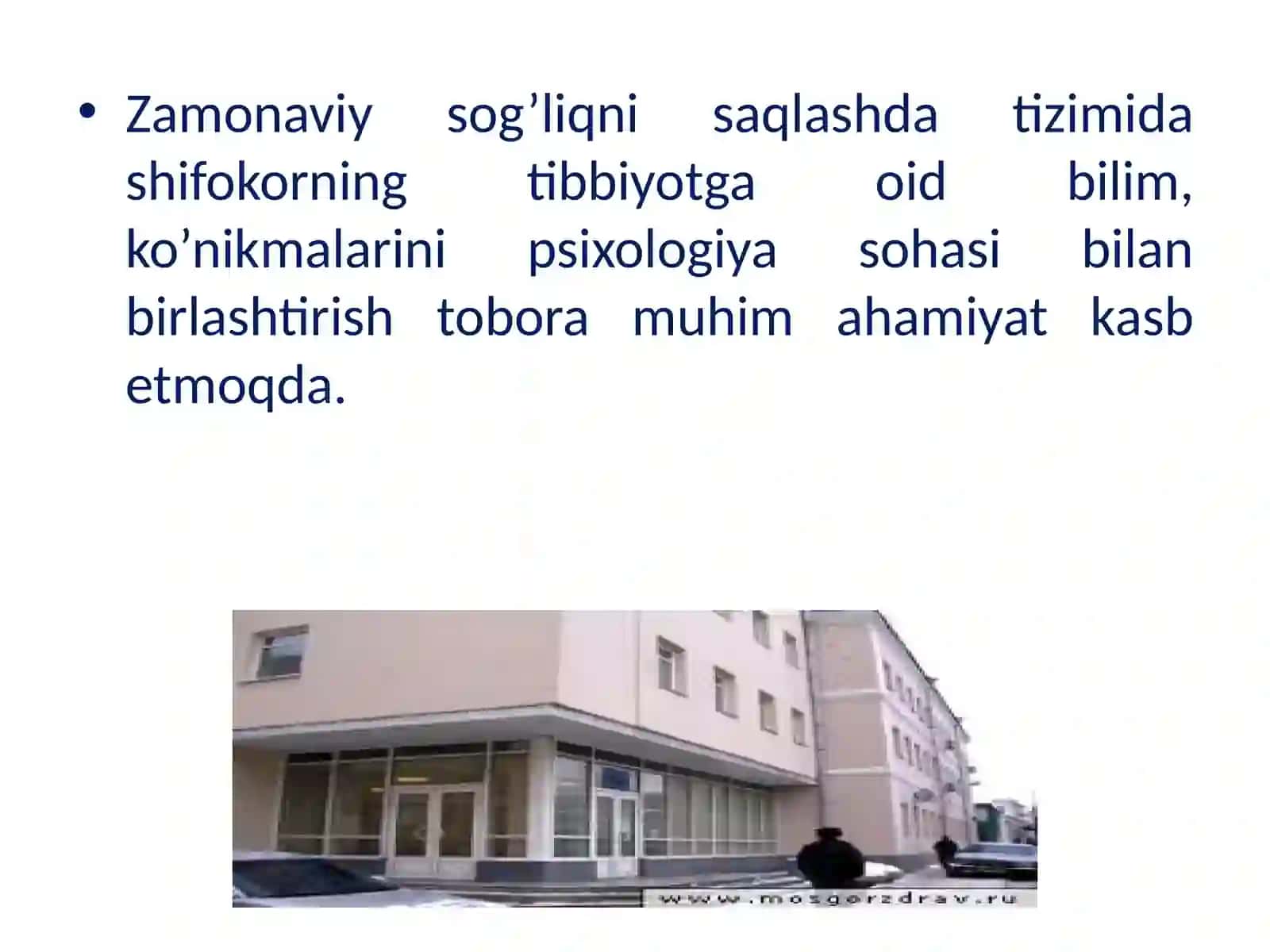 Shifokor-bemor munosabatlarining psixologik tuzilishi 3