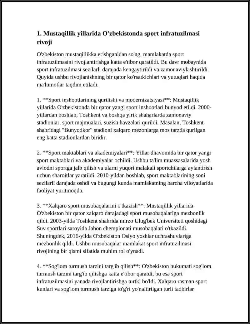 MUSTAQILLIK YILLARIDA SPORT SOHASI RIVOJI 3