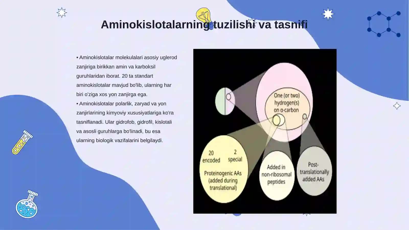 Aminokislotalarning kimyoviy va tibbiy - biologik xossalari 3