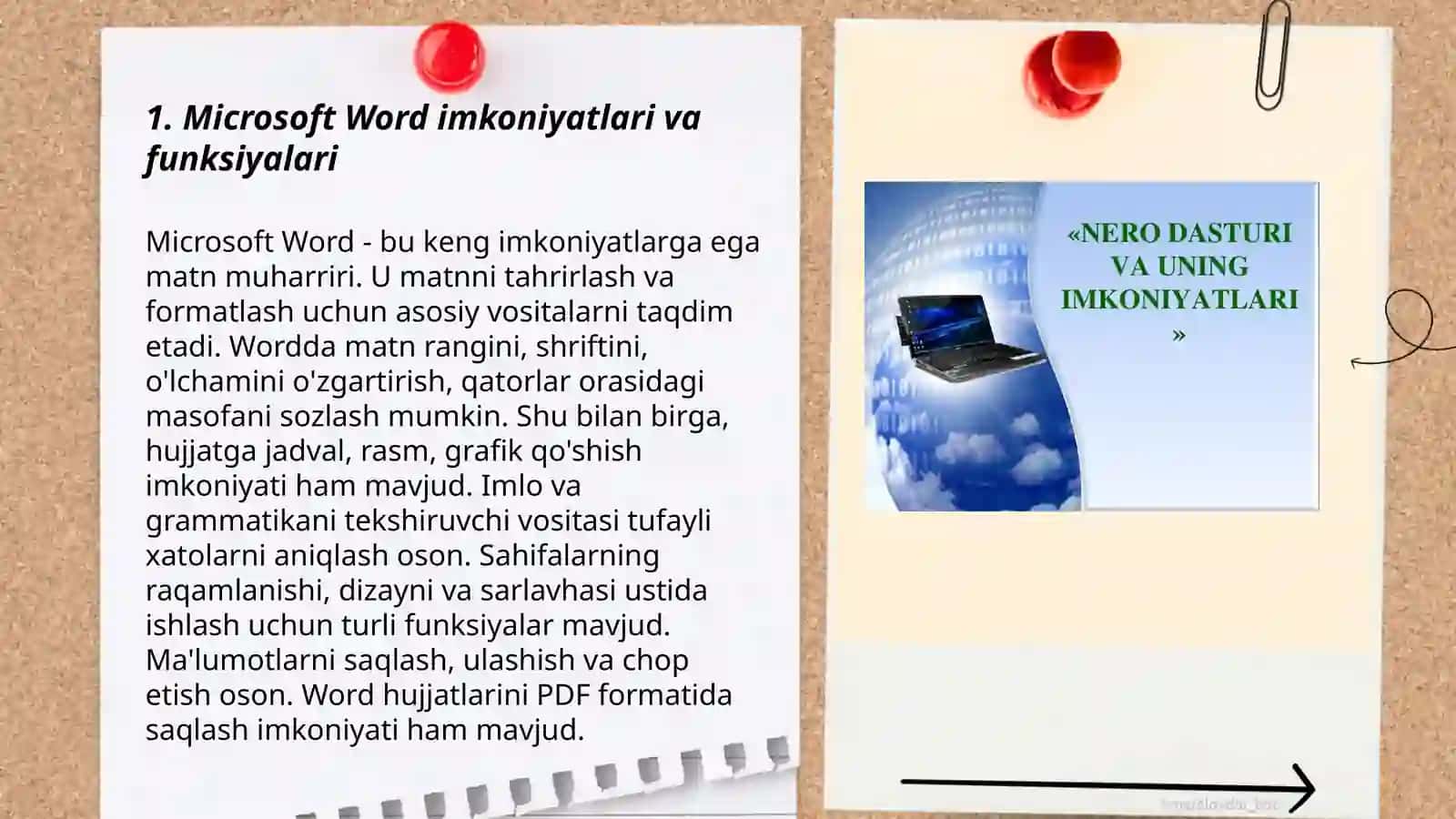 Microsoft Office dasturlari va ularning imkoniyatlari haqida 3