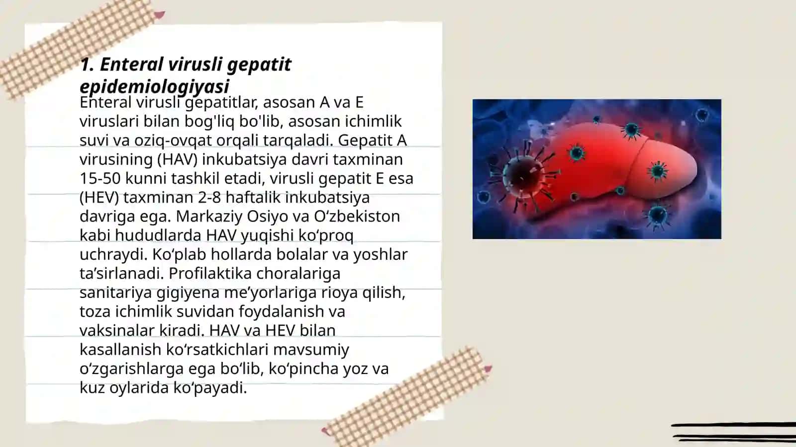 Enteral virusli gepatitlarning epidemik óchog'ida epidemiyaga qarshi chora-tadbirlari 3