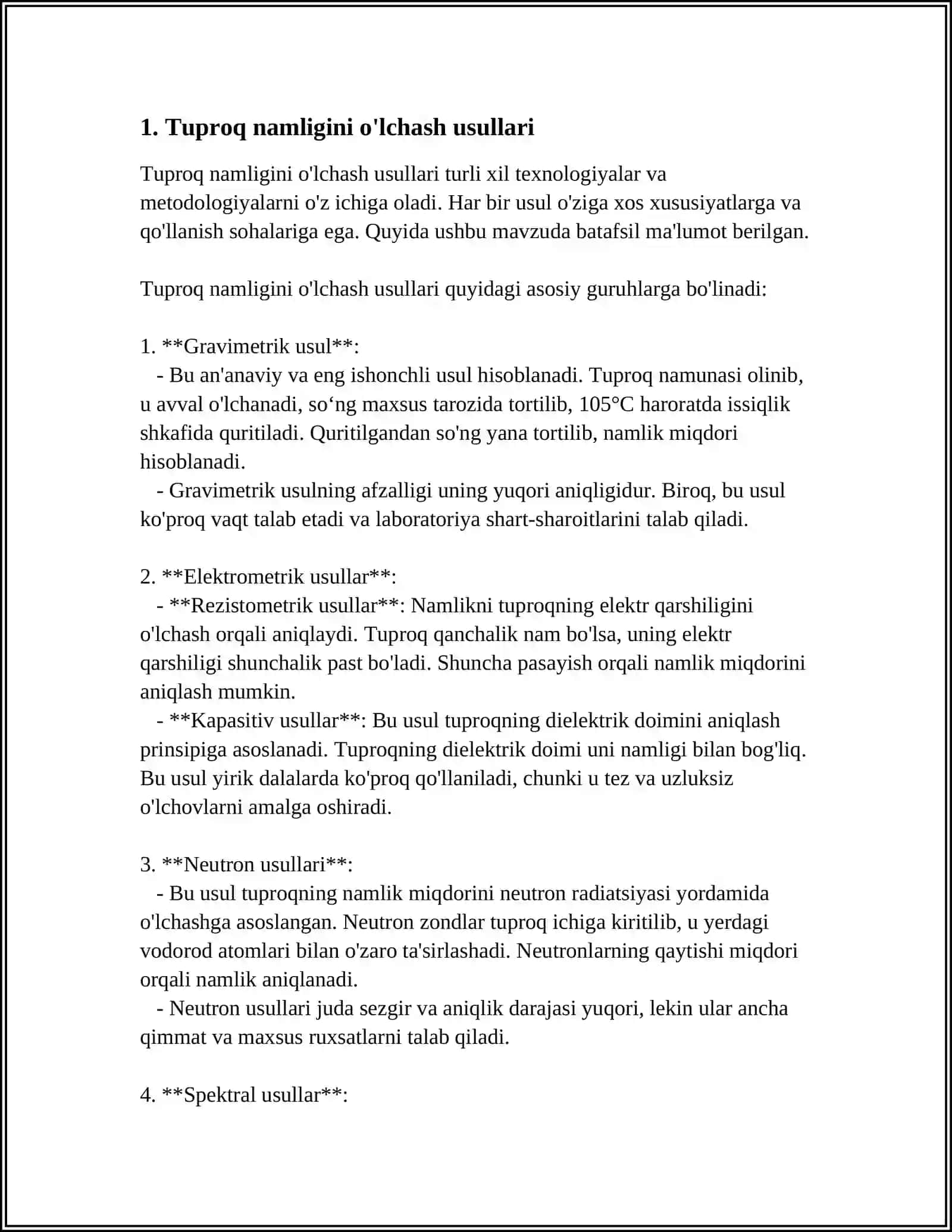 ISSIQXONALARDA TUPROQ NAMLIGNI TARTIBOTI 3