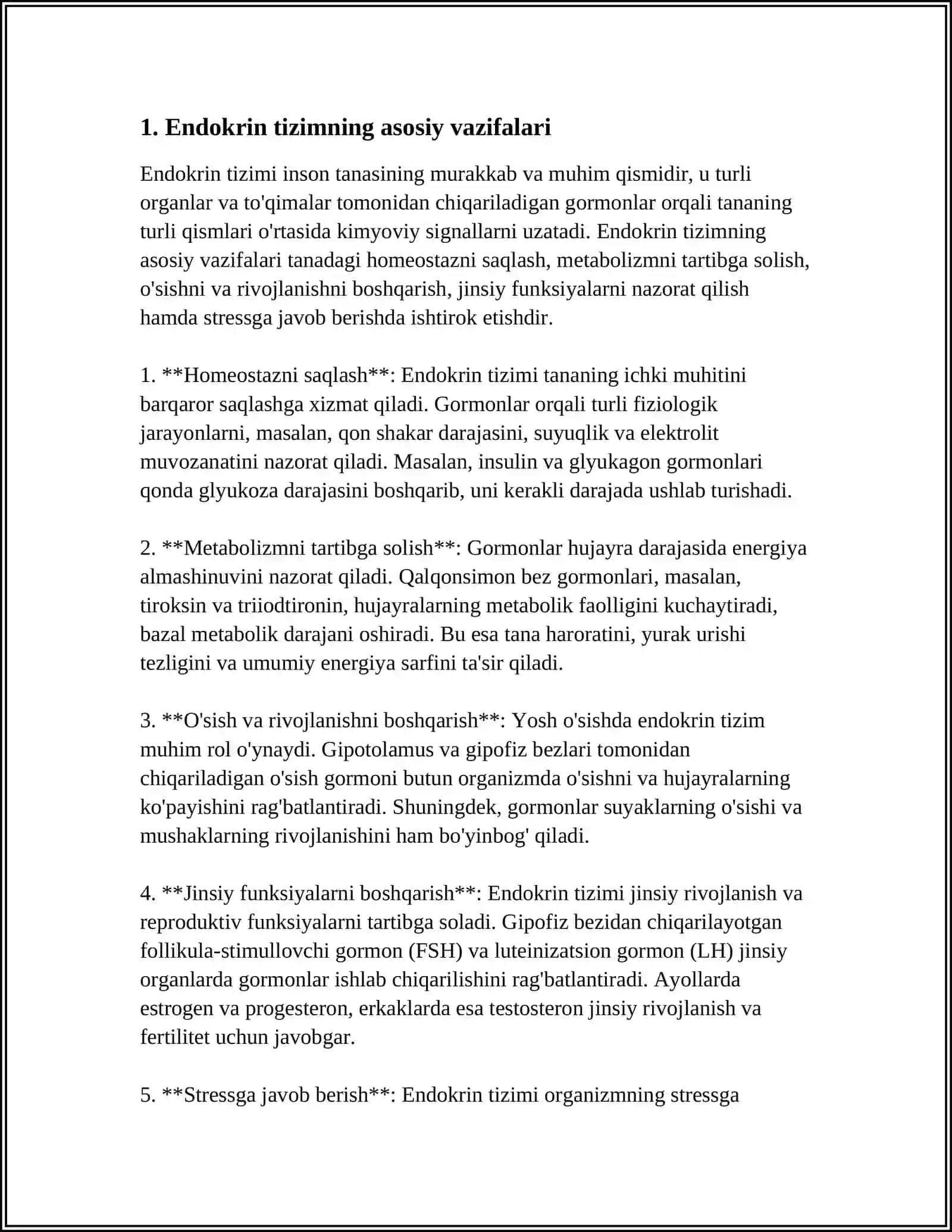 HAZMLANISH JARAYONINING ENDOKRIN BOSHQARILISHI 3