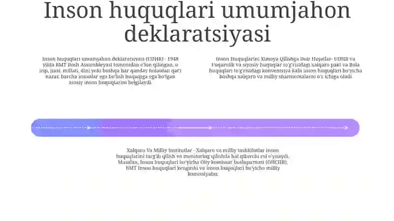 Inson Huquqlarini Ximoya Qilishga Doir Hujjatlar, Xalqaro Va Milliy Institutlar 3
