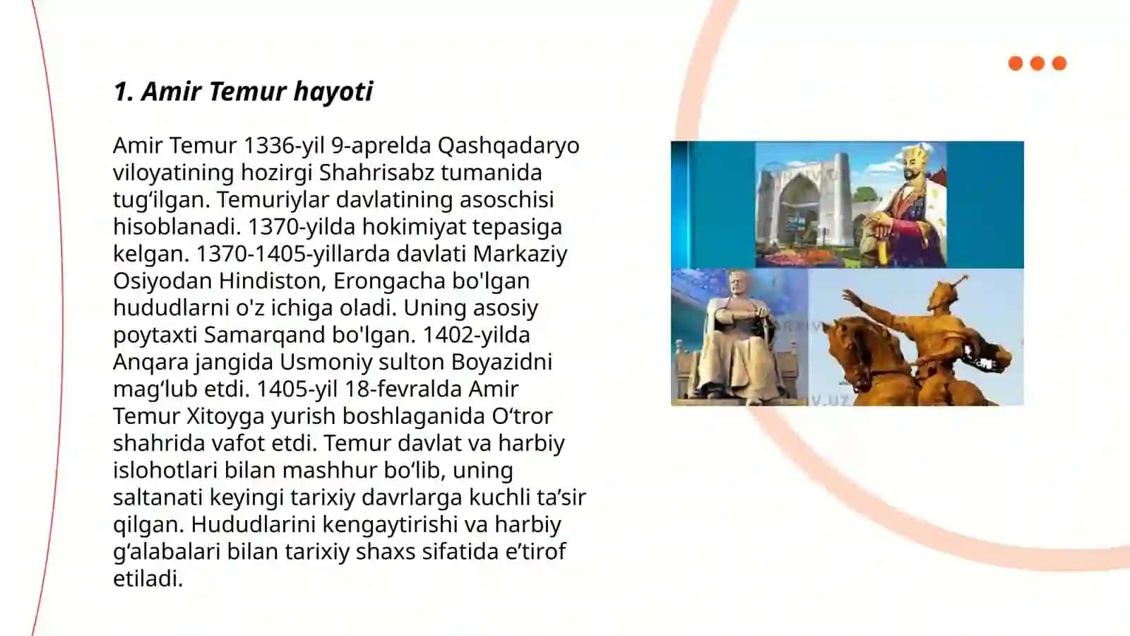 Amir Temur davlat arbobi Abdullayev Xojiakabar 3