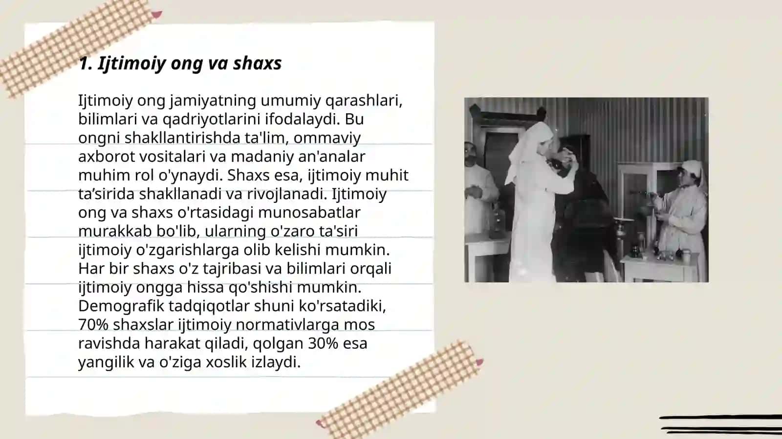 Ijtimoiy tasirlarning shaxs tomonidan anglanishi 3
