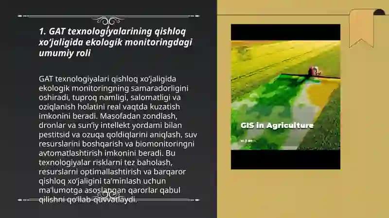 GAT texnologiyalarining qishloq xoʻjaligida ekologik monitoringdagi umumiy roli 3