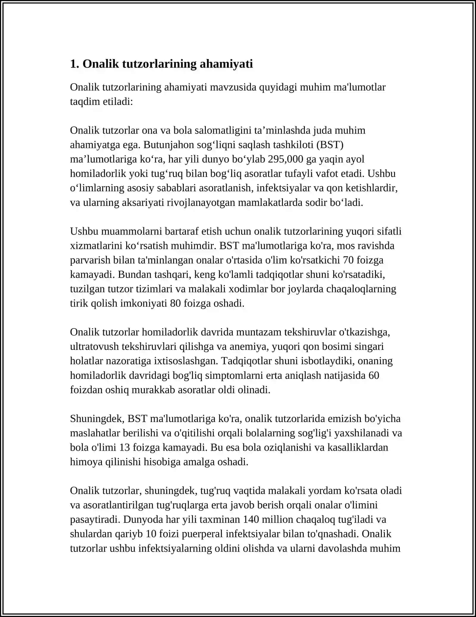 TUTCHILIKKA IXTISOSLASHGAN FERMER XOʻJALIKLARIDA ONALIK TUTZORLARINI TASHKIL ETISH 3