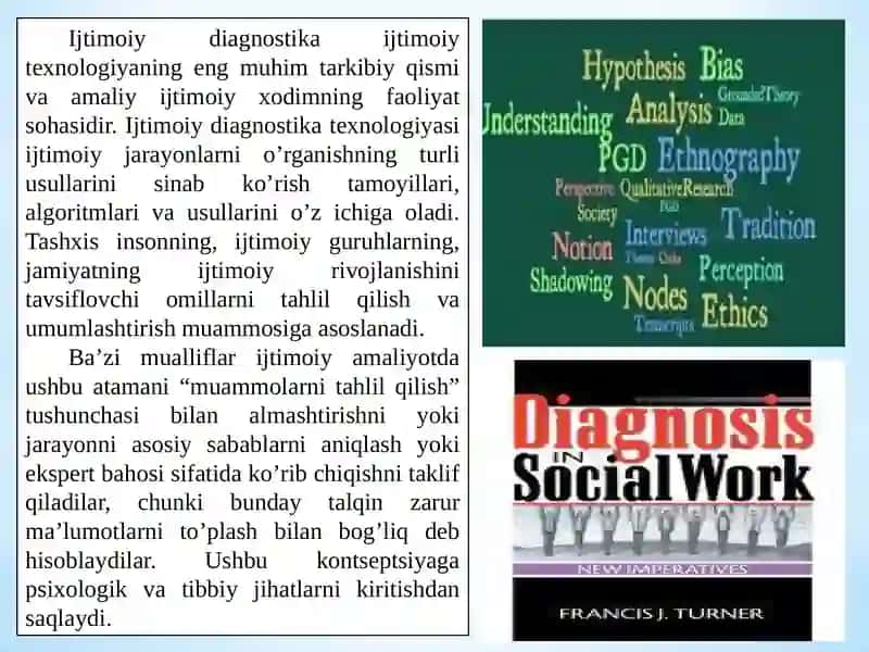 Ijtimoiy diagnos jarayonini tashkillashtirish 3
