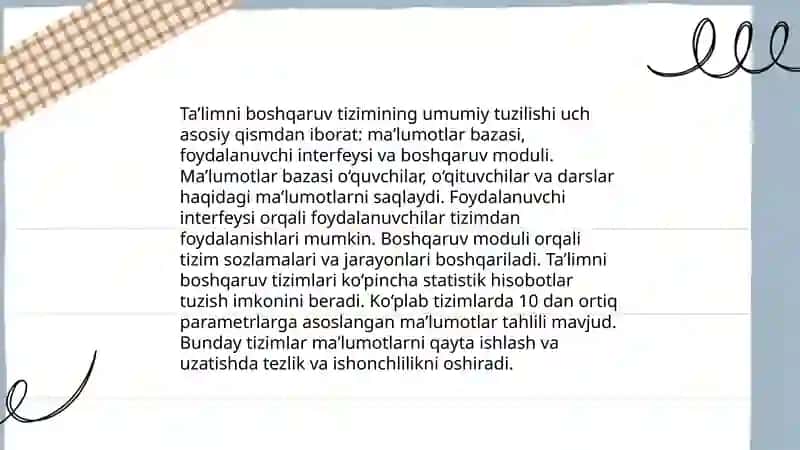 Ta'limni boshqaruv tizimi 3