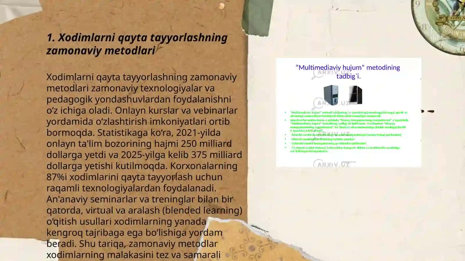 Xodimlarni qayta tayyorlash va uning zarurati, kadrlarni ishga yo'naltiruvchi uslublar 3