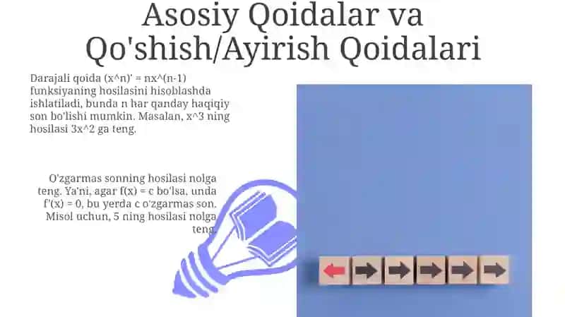 Differensiallash qoidalari 3