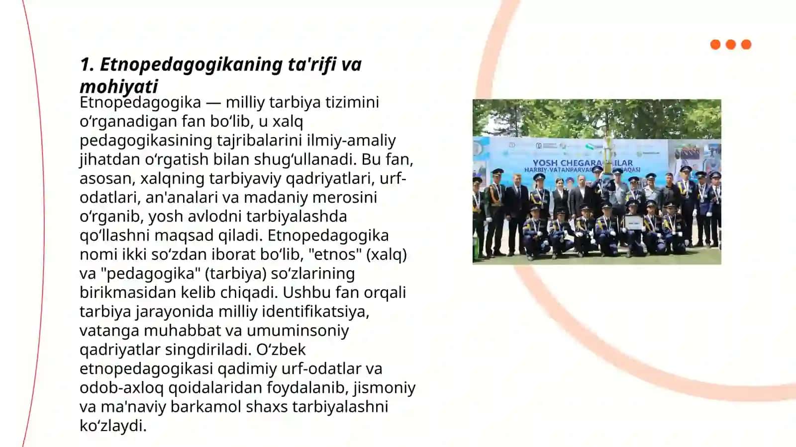 Bolalarni vatanparvarlik ruhida tarbiyalashda etnopedagogikaning oʻrni 3