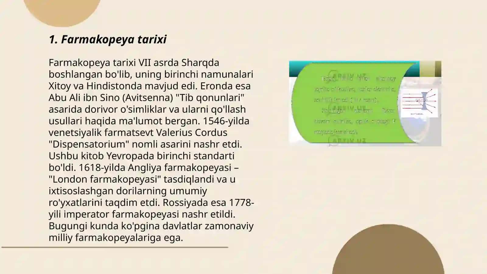 Farmakopeya haqida tushuncha 3