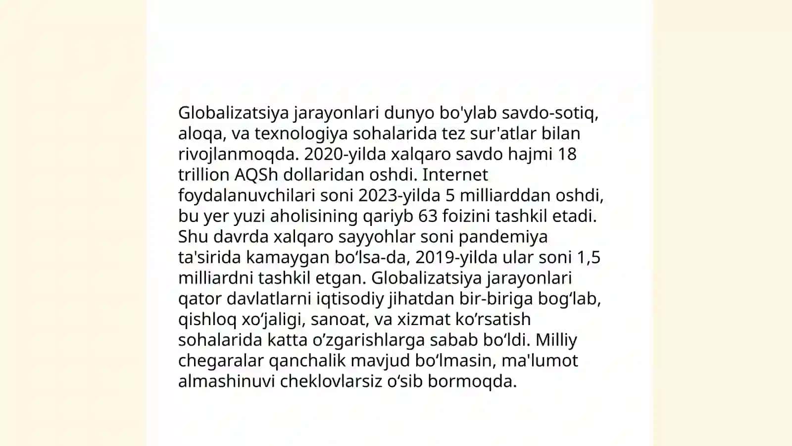 Global jarayonlar va barqaror taraqqiyot falsafasi 3