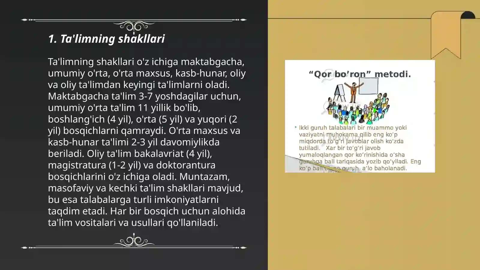 Ta‘lim turlari 3