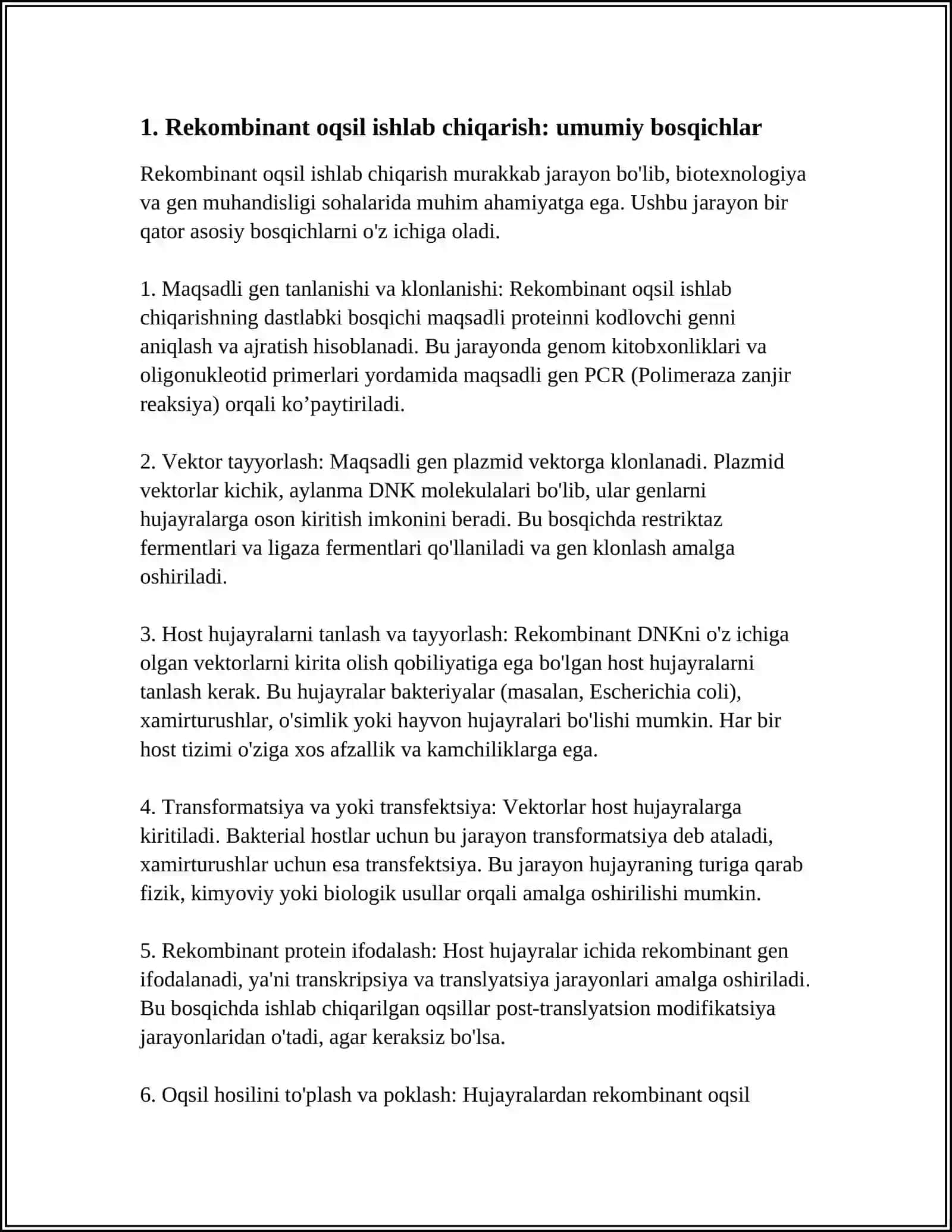 SUNIY OQSIL ISHLAB CHIQARILISHI USULLARI VA KETMA KETLIGI 3