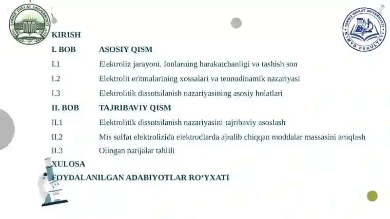 Elektroliz va uning amaliy ahamiyati 3