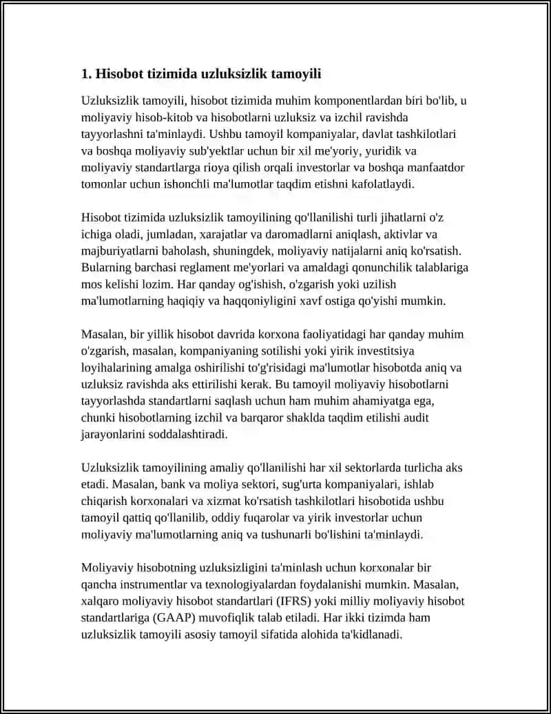 HISOBOTNI TUZUSHDA UZLUKSIZLIK TAMOYILI 3