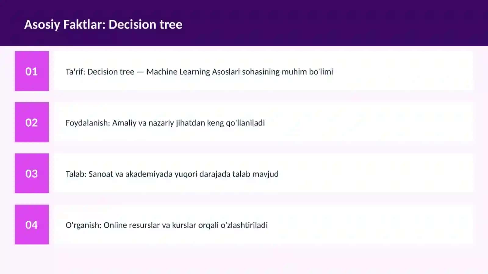 Decision tree 3