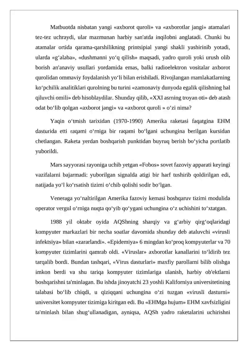 Internetning yaratilish tarixi va hozirgi kundagi ahamiyati 3