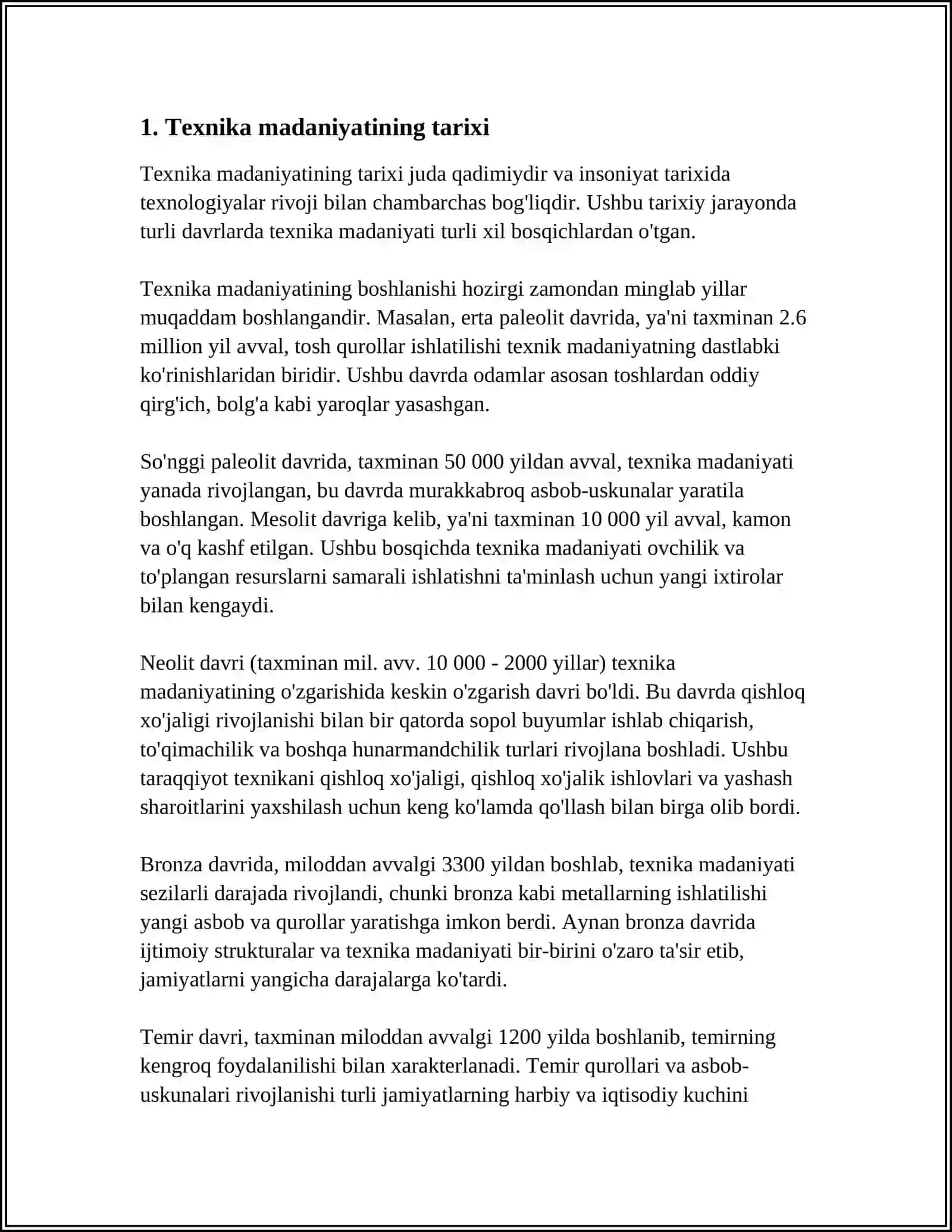 TEXNIKA MADANIYATI 3