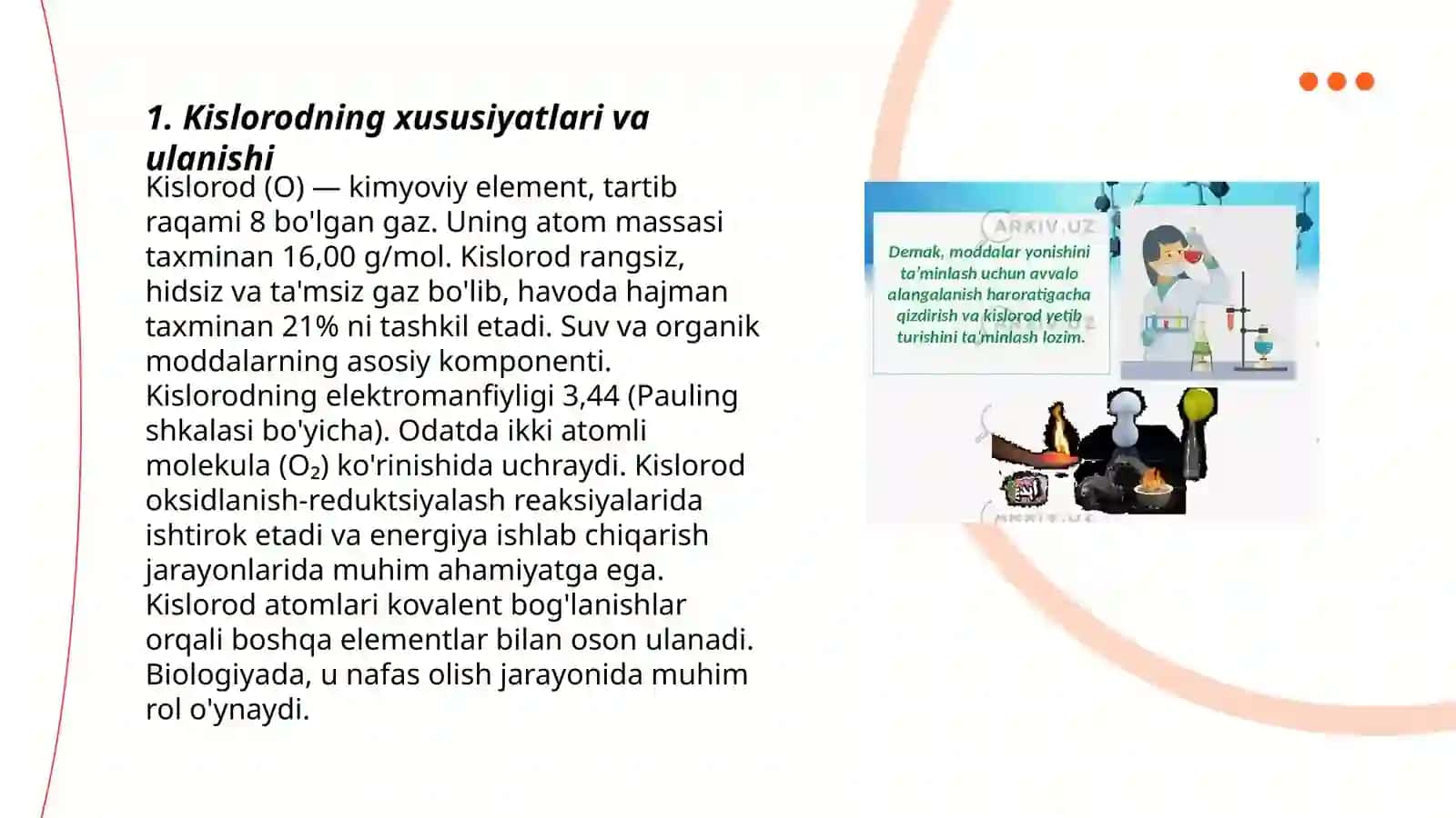 Kislorod,havo,yonish, vadarodga oid tajribalar òtkazish metodikasi 3