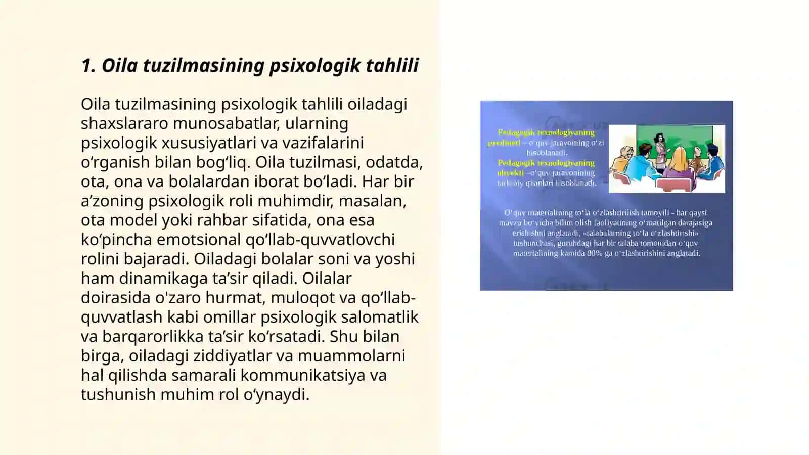 Ózbek oilalarining asosiy etnopsixologik xususiyatlari 3