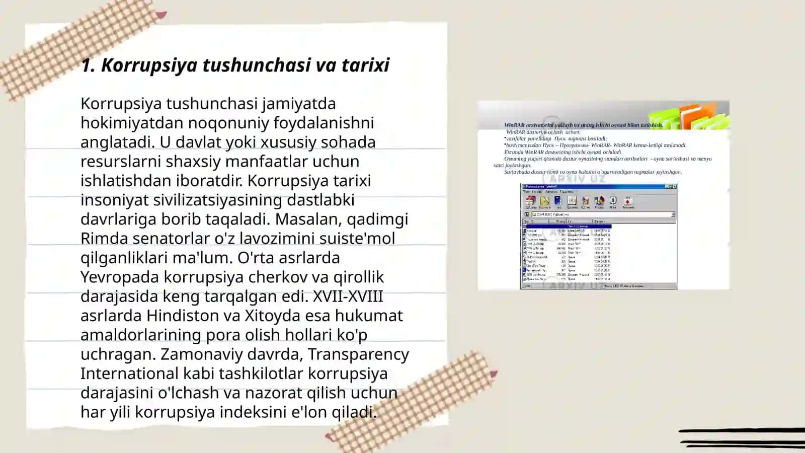 Korrupsiya tushunchasi va uning oqibatlari 3