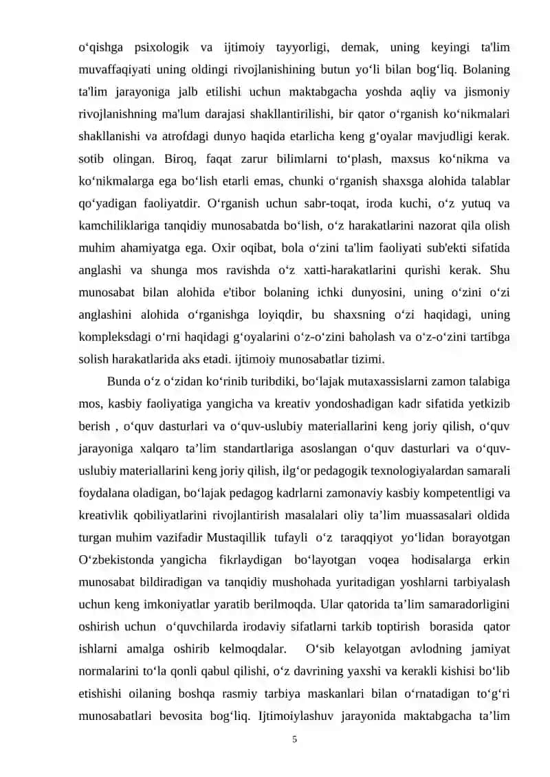 MAKTABGACHA TA’LIM TASHKILOTLARIDA TA’LIM-TARBIYA ISHLARINI REJALASHTIRISH VA HISOBGA OLISH 3