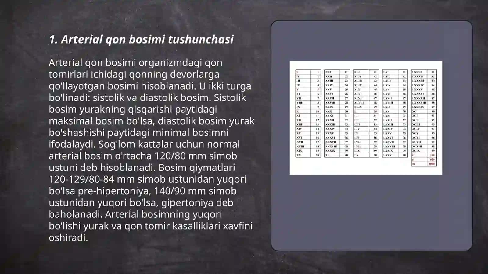 Arterial qon bosimi.Mikrotsirkulyasiya tizimi.Qon tomirlari tonusini boshqarilishi 3