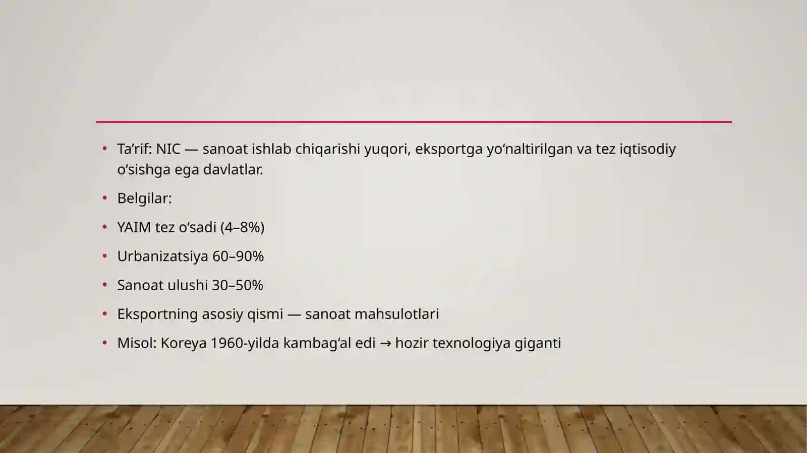 Yangi industrial mamlakatlari iqtisodiyoti 3