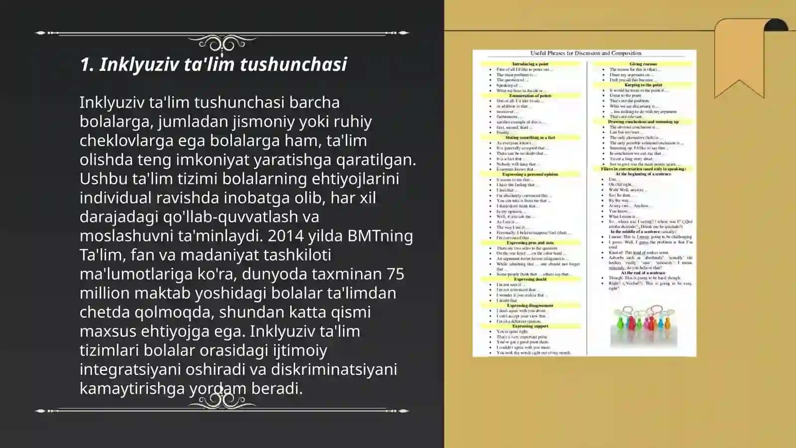 Inklyuziv ta'lim muhitini yaratishda maktab jamoasining ishtiroki-Tanni Grey-Thompson 3