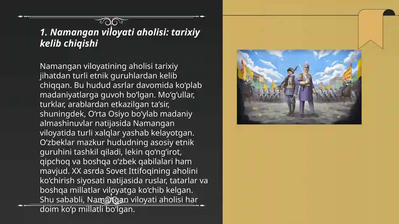 Namangan viloyati aholisi xarakter xususiyatlari va ularning kelib chiqish tarixi 3