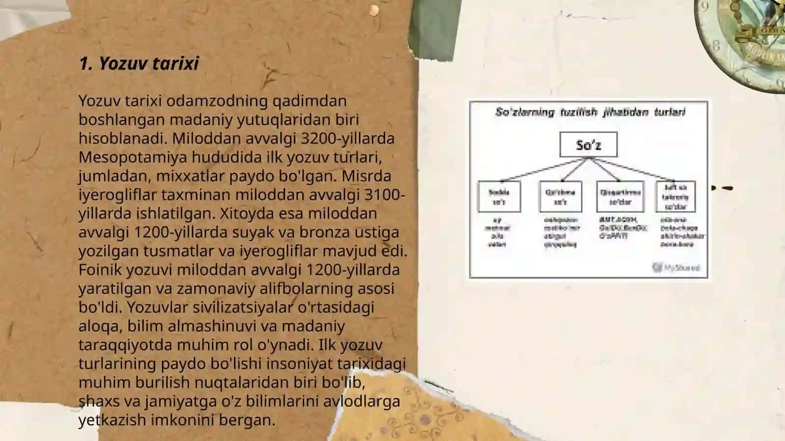 Bilga xoqon bitigtoshi matnidagi sof turkiy so'zlarni aniqlash 3