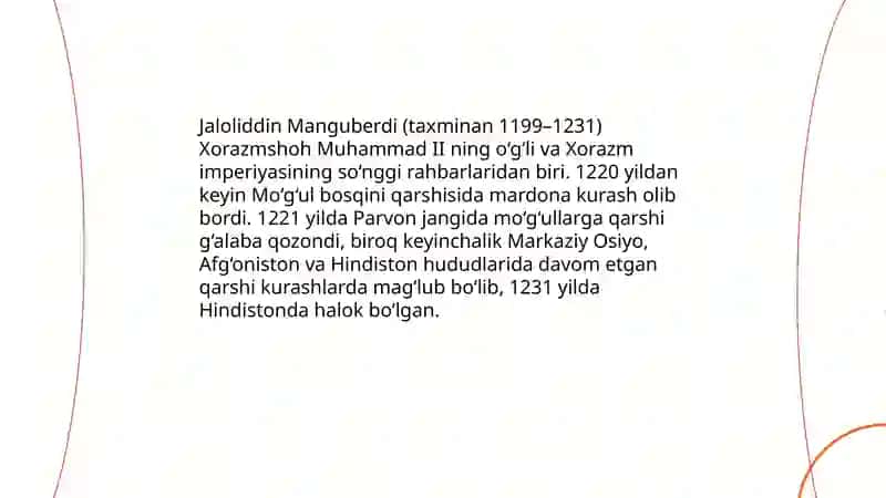 Jaloliddin Manguberdi -vatan himoyachisi 3