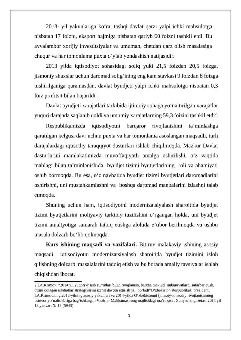 O‘zbekiston Respublikasi byudjet tizimi va uning rivojlanish bosqichlari 3