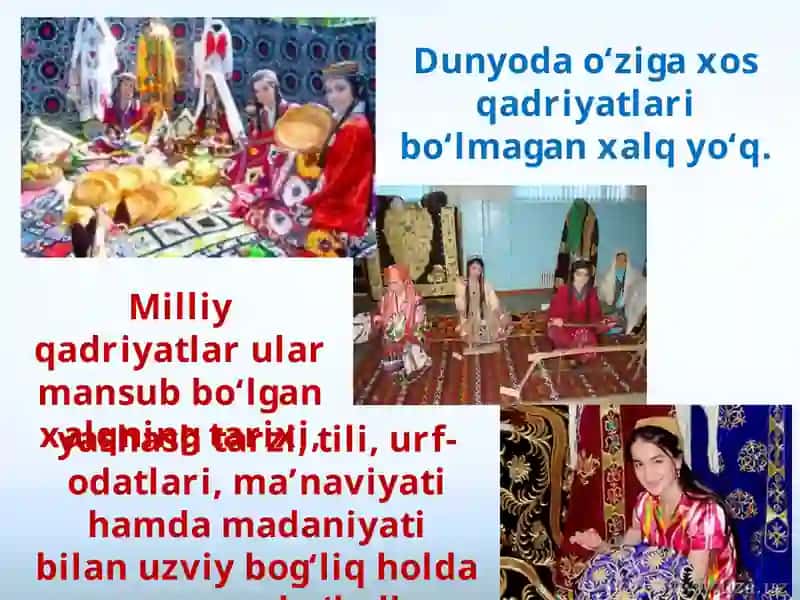 Milliy qadriyatlar o'quvchilarga o'rgatish daxalq hunarmandchiligi 3