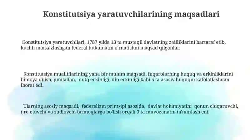 Konstitutsiyaning yaratilishiga bo‘lgan zarurat 3