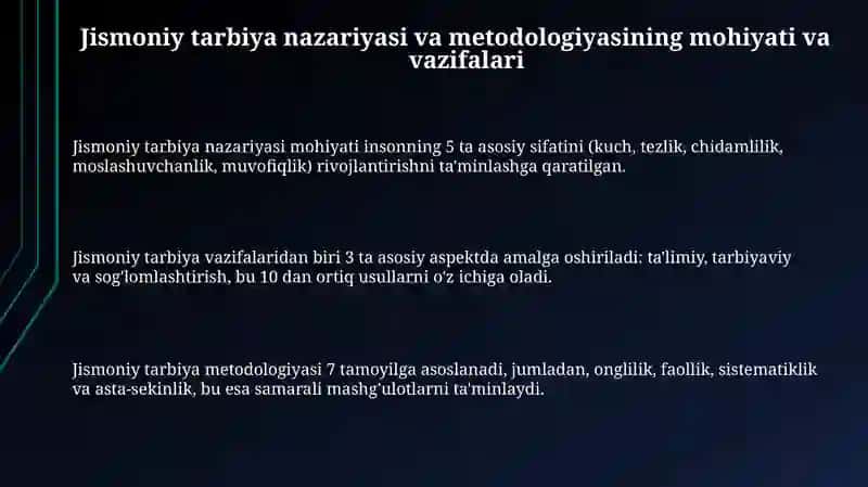 Jismoniy madaniyat nazariyasi va metodikasi 3