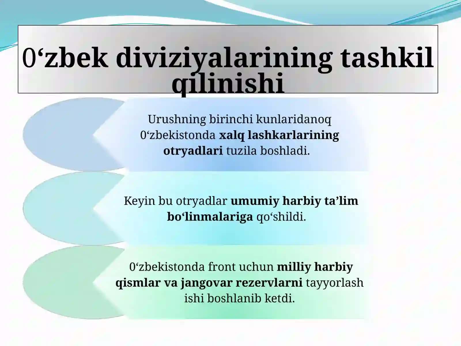 O‘zbekistonliklarning frontdagi jasorat va qahramonliklari 3